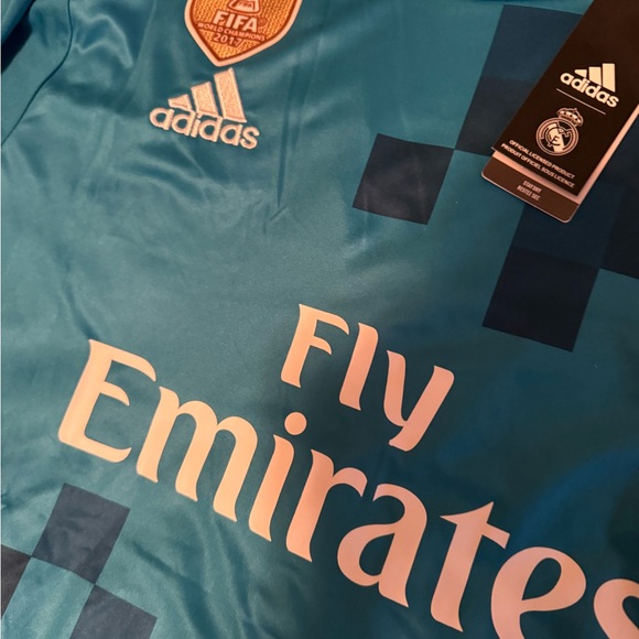 Real madrid long sleeve cr7 cristiano ronaldo adidas brand new soccer jersey - Picture 5 of 10